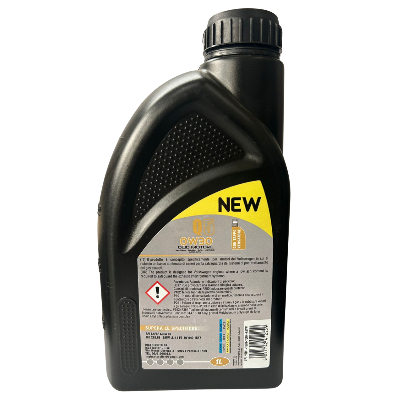 MARANOIL Q5 0W30 – Olio Motore Sintetico Low SAPS