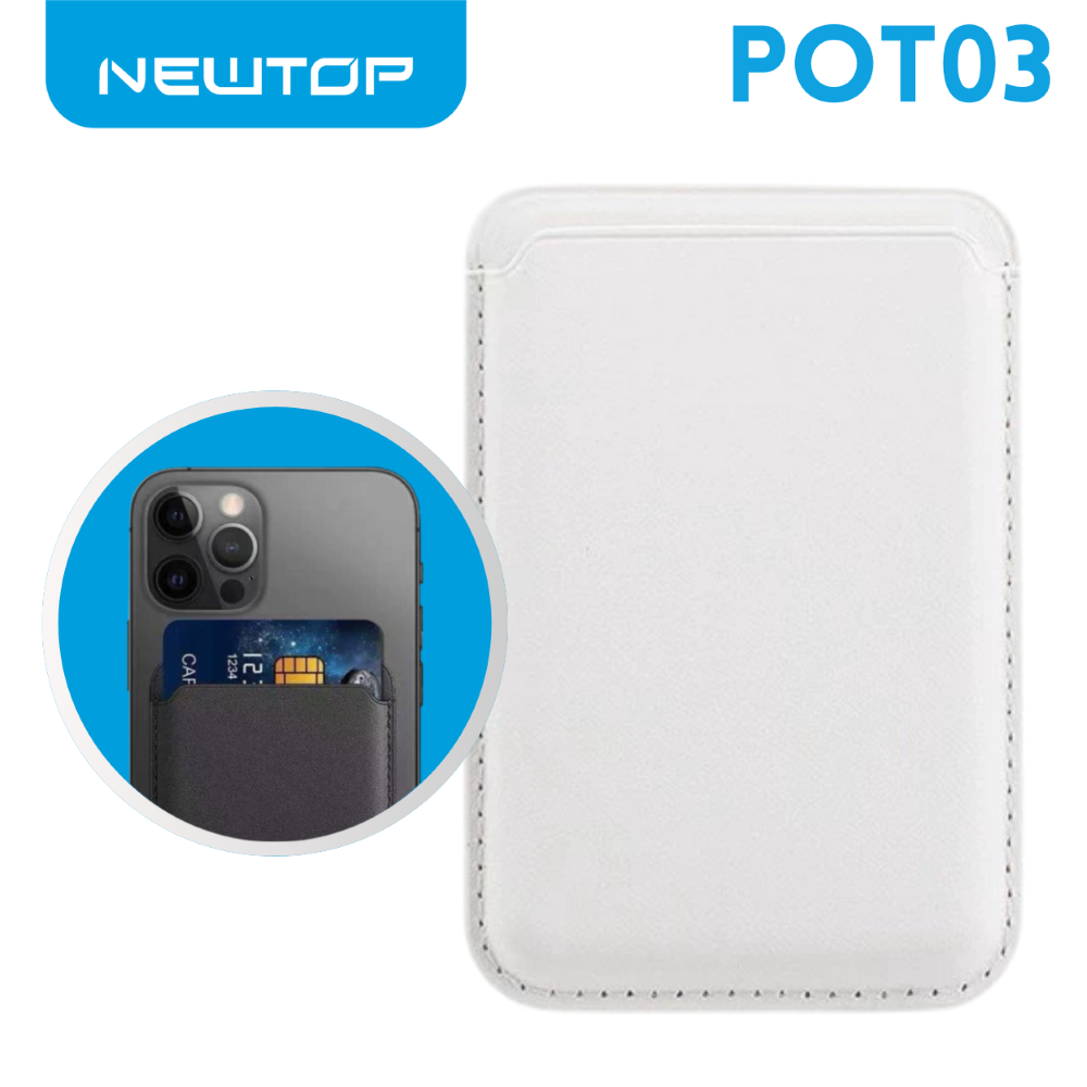 PORTAFOGLIO CON MAGSAFE BIANCO | NEWTOP