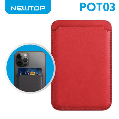 PORTAFOGLIO CON MAGSAFE ROSSO | NEWTOP
