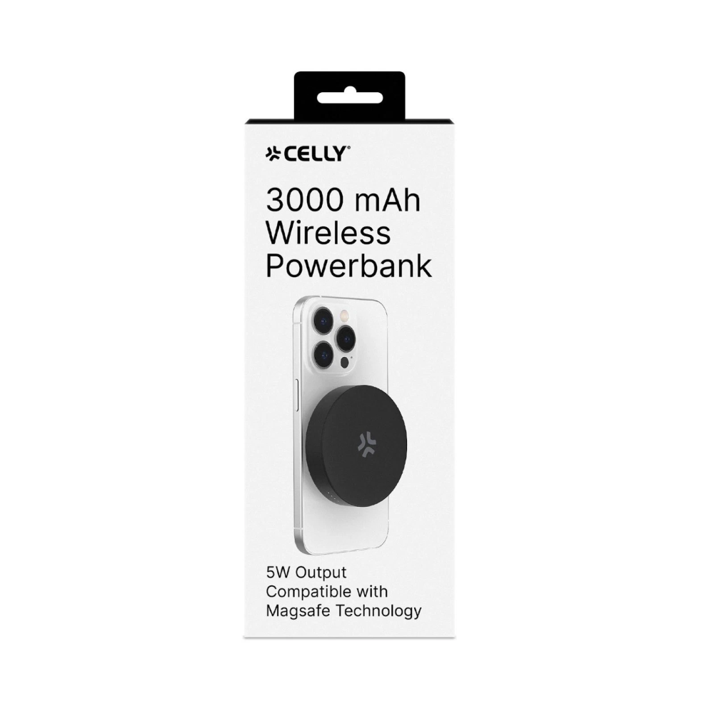 Power Bank Magnetico Wireless Nero | CELLY