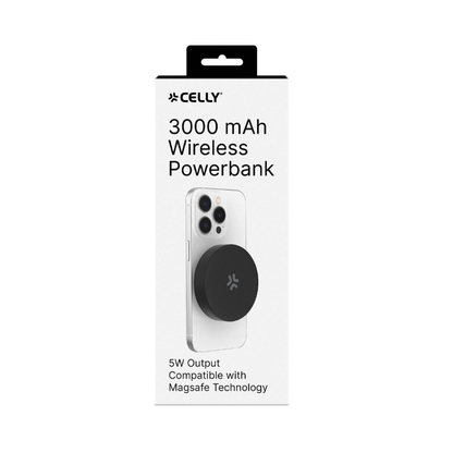 Power Bank Magnetico Wireless Nero | CELLY