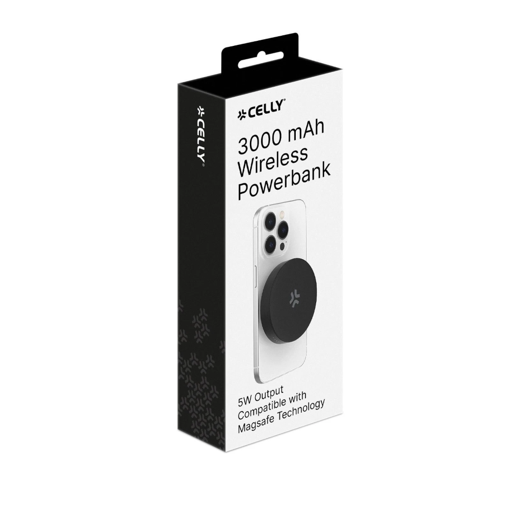 Power Bank Magnetico Wireless Nero | CELLY