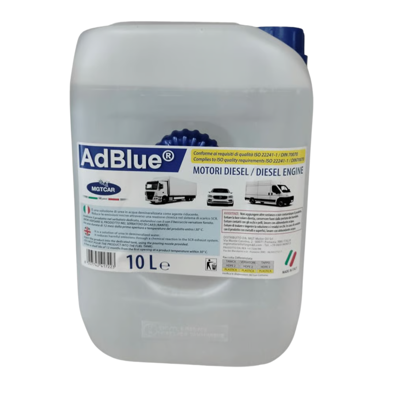 MGTCAR ADBLUE LT10