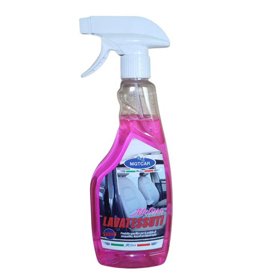 MGTCAR - LINEA MELISSA Lava Tessuti Spray – Detergente per Interni Auto – 500 ml