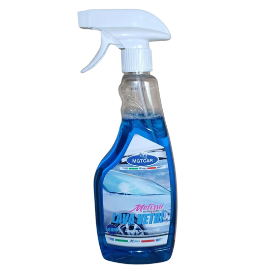 MGTCAR - LINEA MELISSA Lava Vetri Spray – Detergente per Vetri e Cristalli – 500 ml