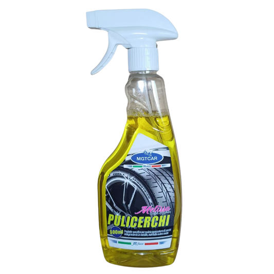 MGTCAR - LINEA MELISSA Pulicerchi Spray – Detergente per Cerchi Auto – 500 ml
