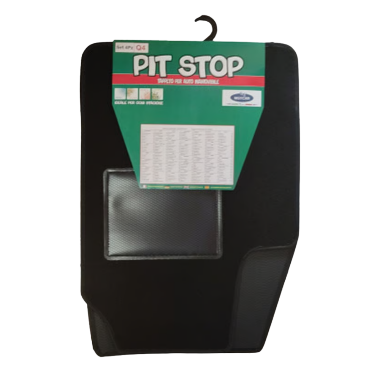 MGTCAR PIT STOP tappeto auto universale in moquette set 4pz