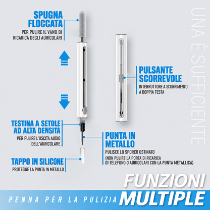 KIT SPAZZOLA PER PULIZIA DEGLI AURICOLARI | NEWTOP
