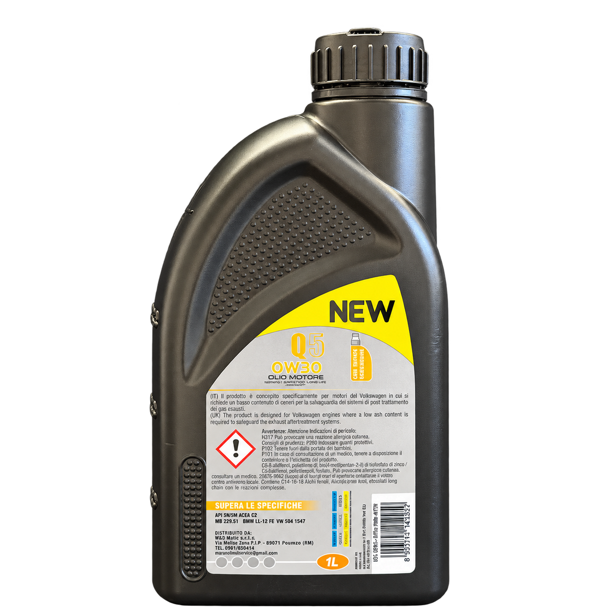 Olio Motore MARANOIL Q5 0W30 Sintetico Low SAPS 1 LITRO