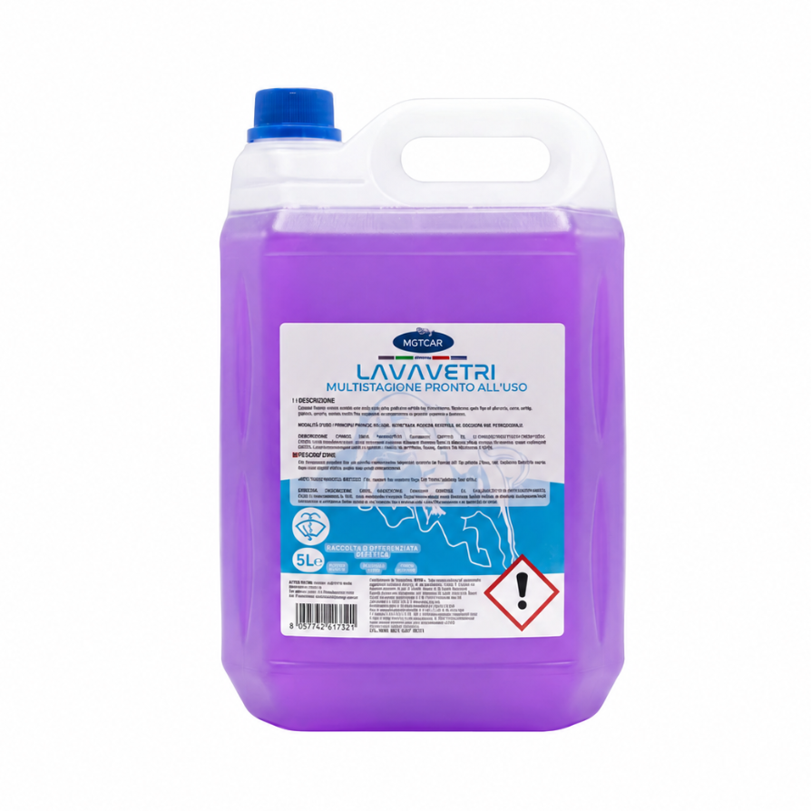 Liquido Lavavetri Pluristagione Pronto all’Uso – 5 Litri | MGTCAR
