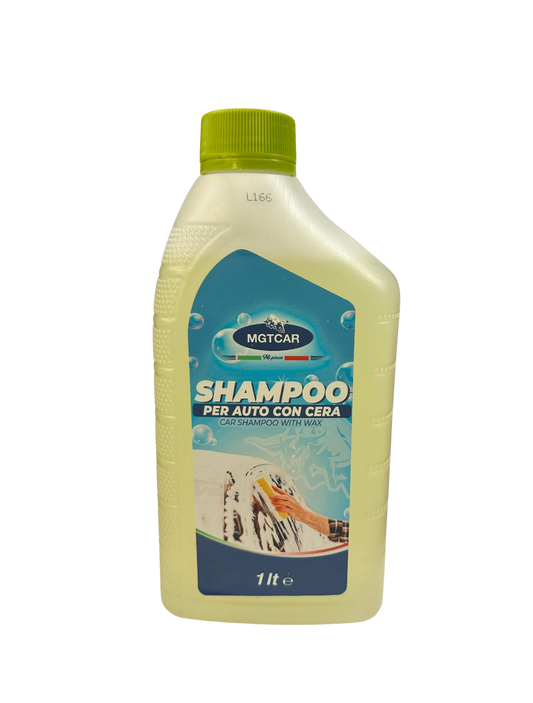 MGTCAR Shampoo per Auto con Cera – 1 Litro