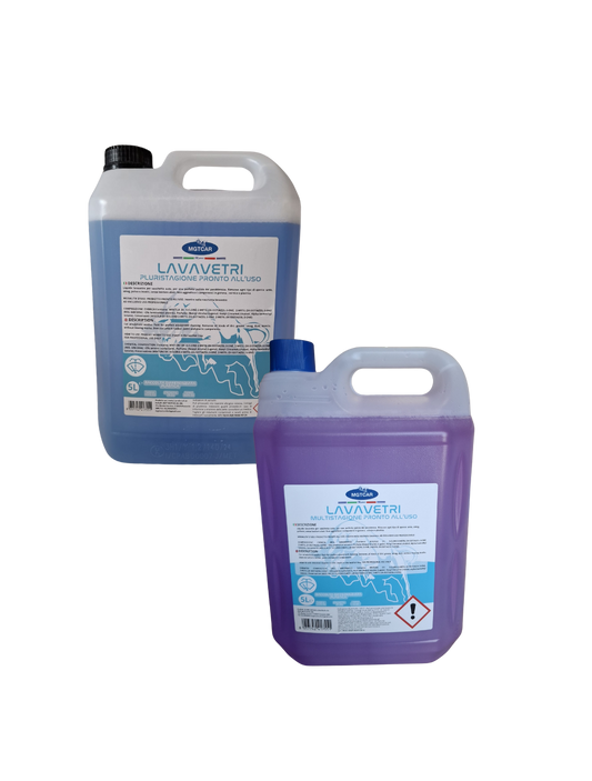 MGTCAR Liquido Lavavetri Pluristagione Pronto all’Uso – 5 Litri