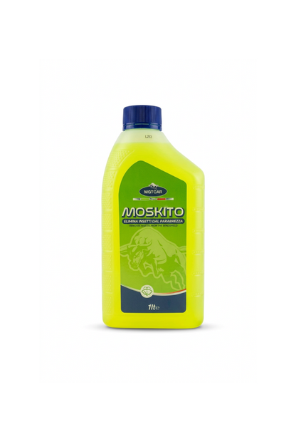 Liquido Lavavetri Moskito – Elimina Insetti dal Parabrezza – 1 Litro | MGTCAR