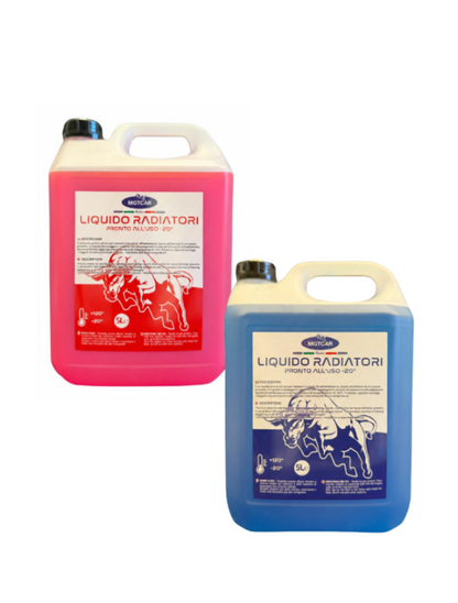 Liquido Radiatori | Rosso e Blu| Pronto all’Uso | MGTCAR