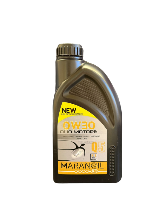 Olio Motore MARANOIL Q5 0W30 Sintetico Low SAPS 1 LITRO
