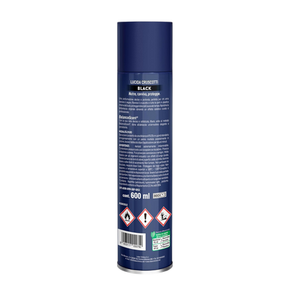 HappyCar Spray Lucida Cruscotto Auto Black 600 ml