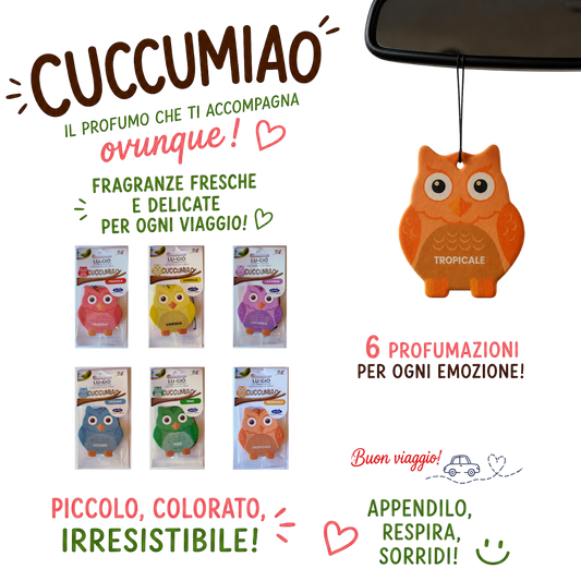 MGTCAR Profumatore per Auto “Cuccumiao”