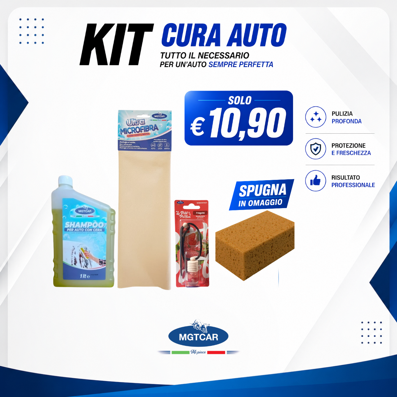 🚗 Kit Cura Auto MGTCAR