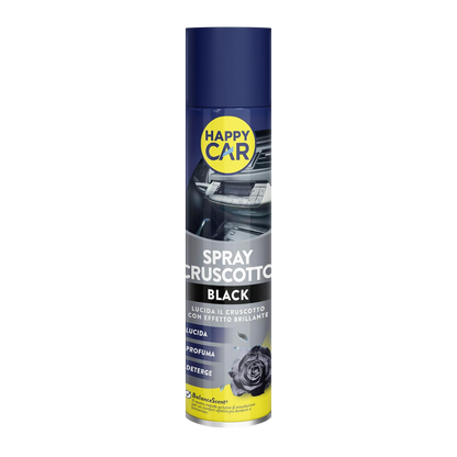 HappyCar Spray Lucida Cruscotto Auto Black 600 ml