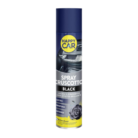 HappyCar Spray Lucida Cruscotto Auto Black 600 ml