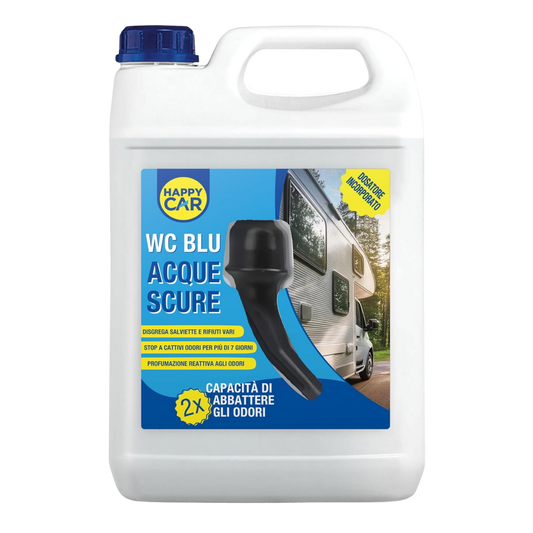 HappyCar Disgregante WC Camper Blu 5 L