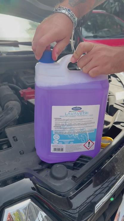 MGTCAR Liquido Lavavetri Pluristagione Pronto all’Uso – 5 Litri