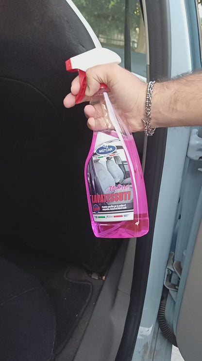 MGTCAR - LINEA MELISSA Lava Tessuti Spray – Detergente per Interni Auto – 500 ml