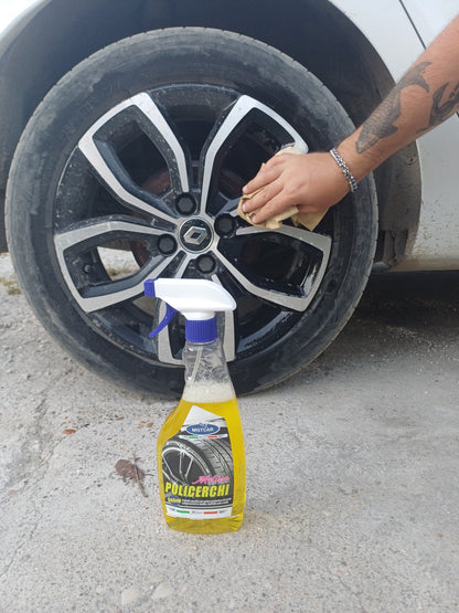 MGTCAR - LINEA MELISSA Pulicerchi Spray – Detergente per Cerchi Auto – 500 ml
