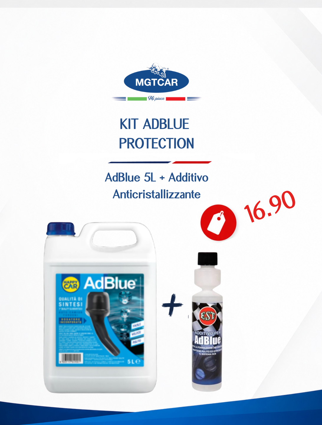 KIT ADBLUE PROTECTION – ADBLUE 5L + ADDITIVO ANTICRISTALLIZZANTE EST 250 ML