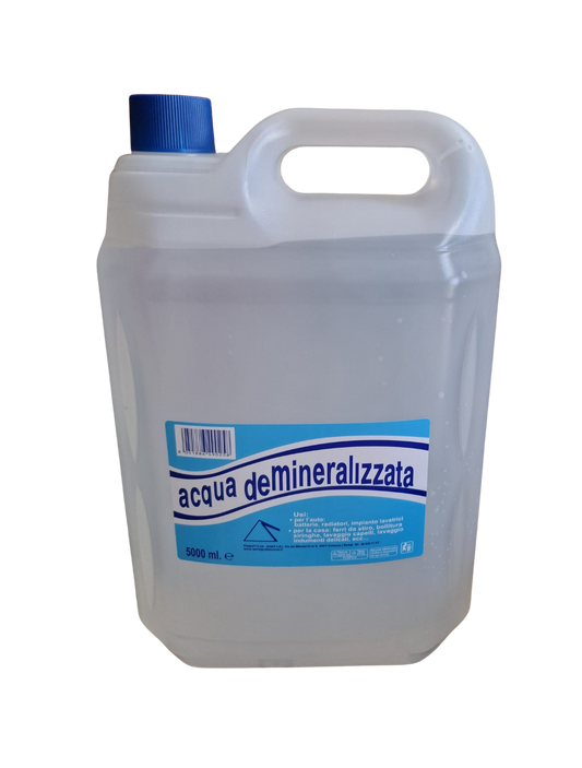 Acqua Demineralizzata 5L – Uso Auto e Domestico